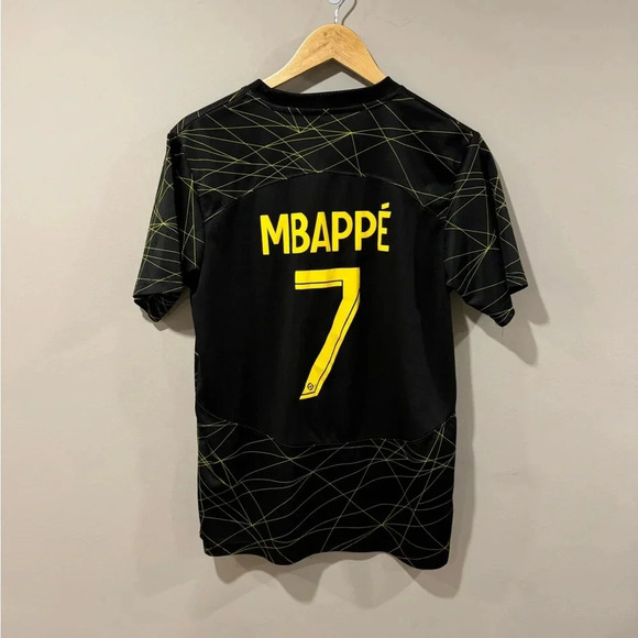 Mbappe Qatar Airways PSG Paris St. Germain Football Soccer Jersey - Picture 2 of 7